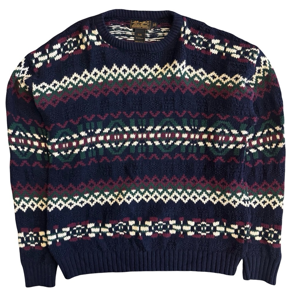 USA Made Vintage Eddie Bauer Knit Sweater - Men’s M